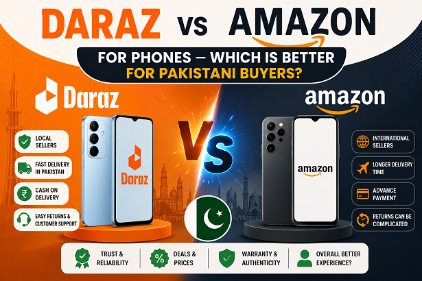 Daraz vs Amazon for Phones — Which is Better for Pakistani Buyers?